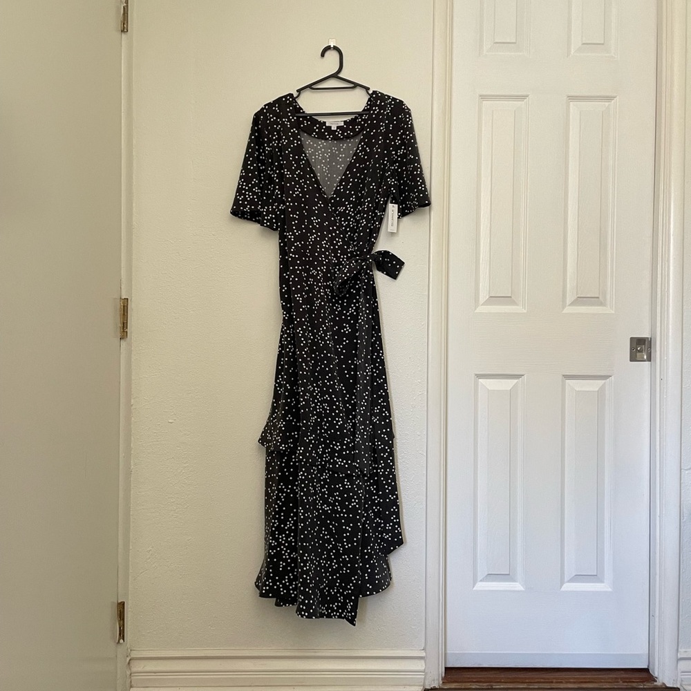 NWT Vetta wrap dress with adjustable length sz S